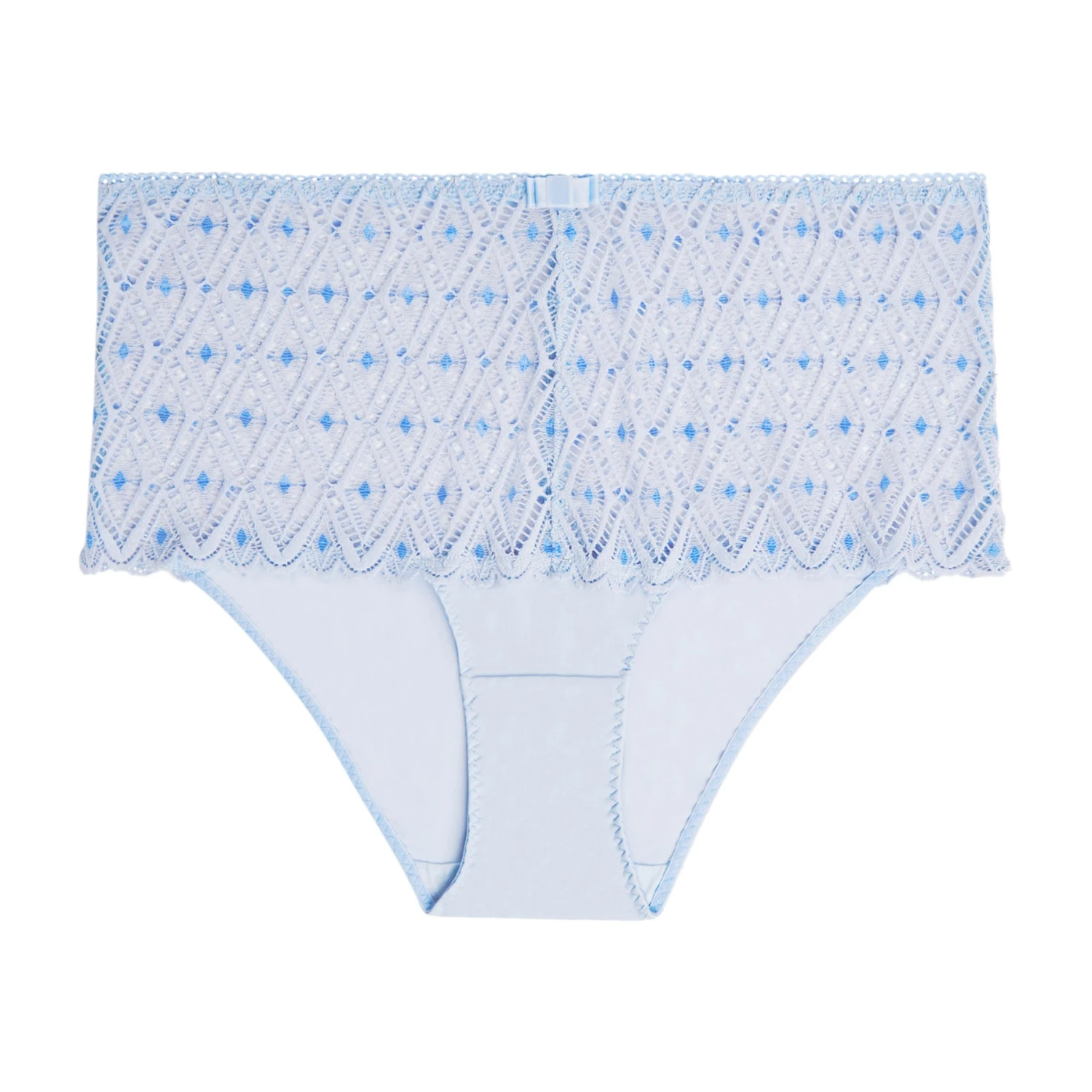 Culotte Haute Bleu Tendre AMELIA 3 Culotte Haute Bleu Tendre AMELIA